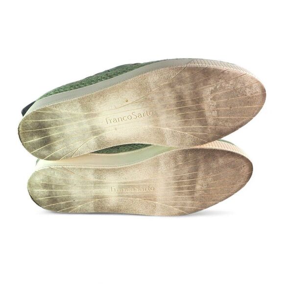 Franco Sarto Homer 3 Platform Woven Slip-on Sneakers "Spearmint" Women's 6M - Picture 8 of 11